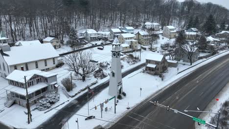 Lücke,-Pennsylvania-Im-Schnee