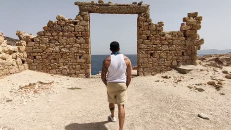 walking-through-the-ruins-of-fyropotamos-towards-the-sea