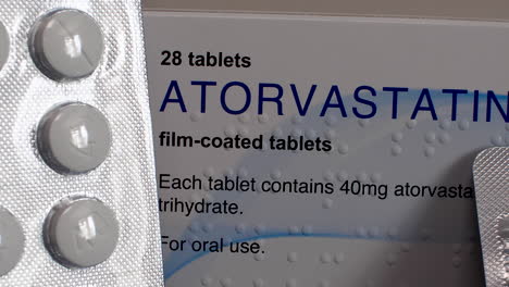 Closeup-shot-of-Atorvastatin-