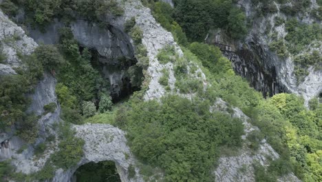 Stunning-drone-footage-showcasing-the-breathtaking-beauty-of-Italy's-wild-nature,-featuring-forests,-rugged-landscapes,-and-untouched-wilderness