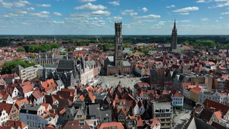 Belfry-of-Bruges,-Belgium,-June-2024