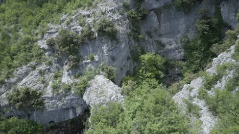 Stunning-drone-footage-showcasing-the-breathtaking-beauty-of-Italy's-wild-nature,-featuring-forests,-rugged-landscapes,-and-untouched-wilderness