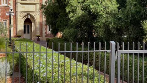 Government-House-Perth,-Western-Australia---gate-to-entrance-closeup