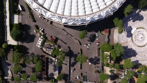 Top-Down-Aerial-View-of-Stadio-Olimpico-on-Typical-Summer-Day