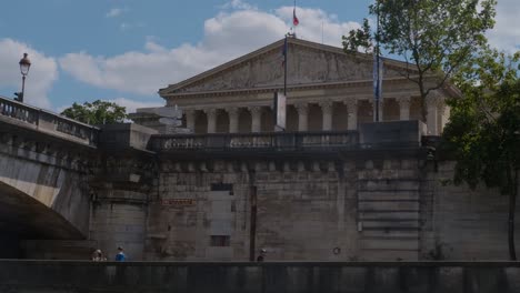 View-from-the-river-Seine-revealing-the-National-Assembly