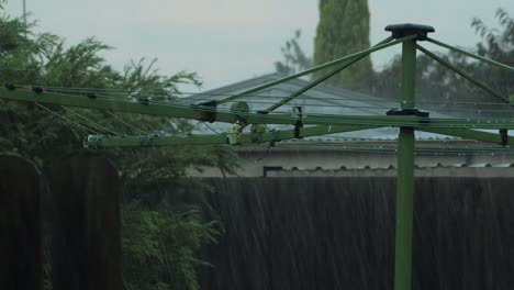 Washing-Line-In-Heavy-Rain-Wind-Thunderstorm-With-Lightning-Australia-Victoria-Gippsland-Maffra