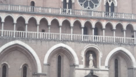 Basilica-of-Saint-Anthony-of-Padua-Main-Entrance-in-Padua,-Italy-1950s