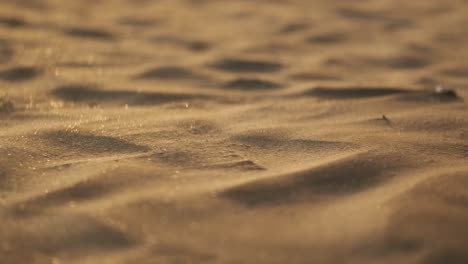 Niedrige-Nahaufnahme-Von-Sanddünen,-Die-Sich-Im-Wind-Bilden