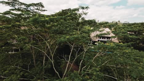 Luxus-Dschungel-Villa-Auf-Der-Insel-Bali,-Luftaufnahme-Aus-Der-Umlaufbahn