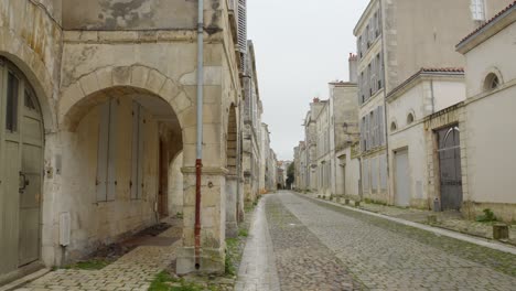 Casco-Antiguo-De-La-Rochelle-Con-Sus-Arquitecturas-Medievales