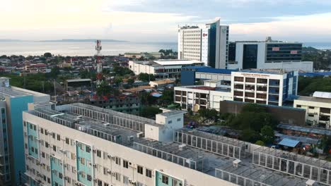 Drone,-and-aerial-shots-of-the-condominiums,-the-low-cost-homes,-and-the-houses-sitting-side-by-side