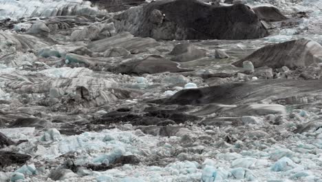 Zoomed-in-static-view-of-glacier-on-Cerro-Torre,-Patagonia,-Argentina