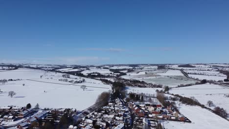 Drone-Fly-Over-County-Durham-Countryside-winter-snow-on-the-hills