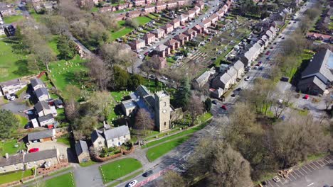 Abstieg-über-Die-Kirche-Von-County-Durham-In-Lanchester