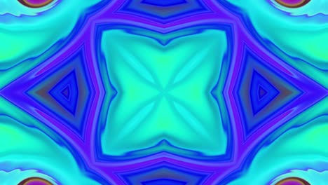 Abstract-Blue-Kaleidoscope-Pattern-Loop-Animation