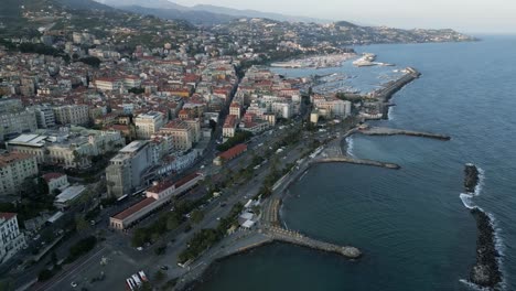 Sanremo-Italy-Liguria-aerial-cityscape-coastline-holiday-destination