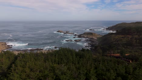 Quintay-Valparaiso-Chile-Tunquen-Drone-Avanzando-Océano