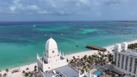 Aruba-Skyline-At-Palm-Beach-In-Oranjestad-Aruba