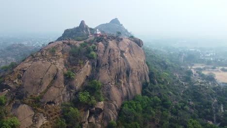 El-Templo-Está-Colocado-En-La-Colina,-Es-La-Colina-Jaichandi-En-Bengala-Occidental.