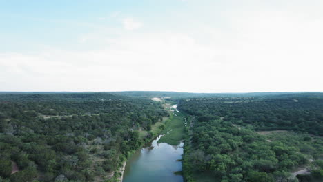 The-llano-river-outside-of-Mason,-Texas-in-the-Hill-Country