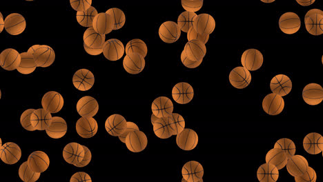Basketball-loop-tile-Swirling-with-Alpha-channel
