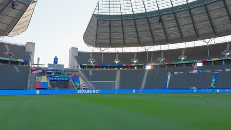 Berlin-Olympiastadion-Uefa-Euro2024-Drohne-Sonnenuntergang