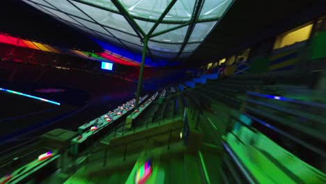 FPV-Drohne-Olympiastadion-UEFA-Euro-2024-Lichtshow-Bunte-Lichter