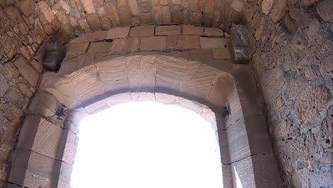 View-from-medieval-castle-stone-door-of-sea-in-Tabarca-Spain