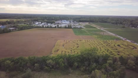 Sky-view-of-the-Chicago-Cubs-maze-at-the-apple-orchard