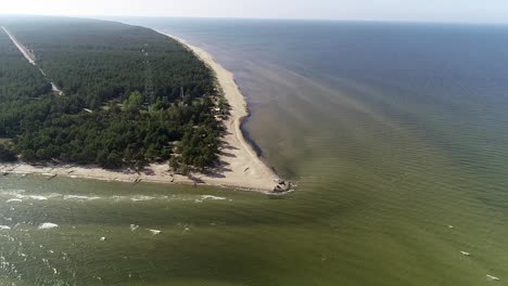 Baltic-sea-coastline-aerial-view