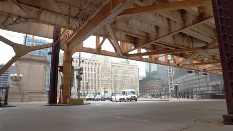 Vistas-Desde-La-Vida-Cotidiana-En-El-Loop,-Chicago