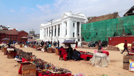 Plaza-Durbar-De-Katmandú-Después-Del-Terremoto-De-Nepal