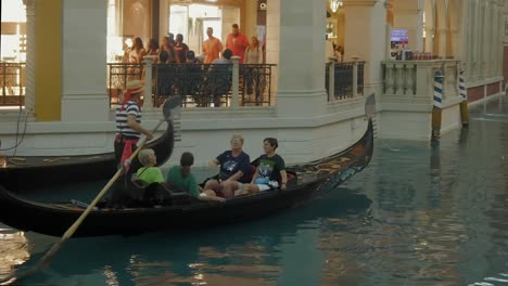 People-taking-gondola-rides-at-the-Venetian-Las-Vegas