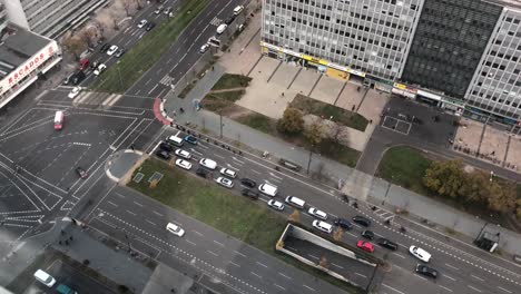 A-busy-street-in-Berlin,-Germany