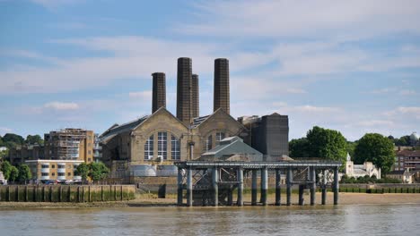 Exterior-of-Greenwich-Power-Station-along-the-Thames-in-London-UK-circa-July-2023