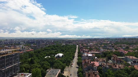 Flyover-Sofia,-Bulgaria