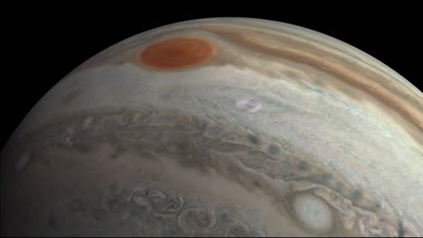 Oberfläche-Des-Jupiters-Konzentrierte-Sich-Auf-Den-Berühmten-Großen-Roten-Fleck