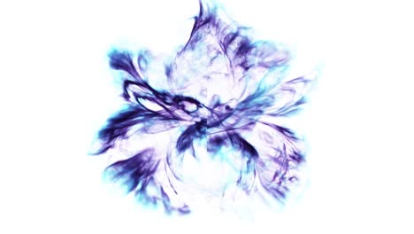 Magic-Smoke-Energy-On-White-Background