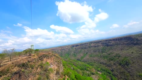 nice-view-of-the-eco-villas-cottage-with-drone-in-Tlaltetela,-Veracruz,-Mexico