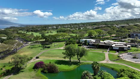 Club-De-Golf-Wailea-En-Maui,-Hawai