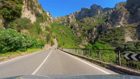 Paseo-Costero-En-Campania,-Italia,-Europa