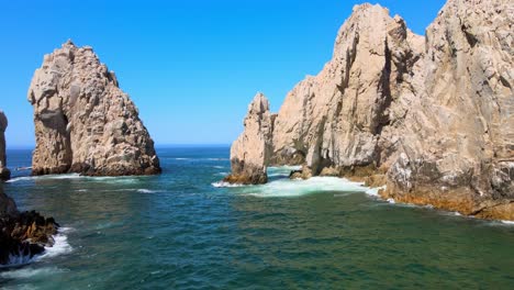 El-Arco,-At-Cabo-San-Lucas,-Los-Cabos,-Mexico-Aerial-View