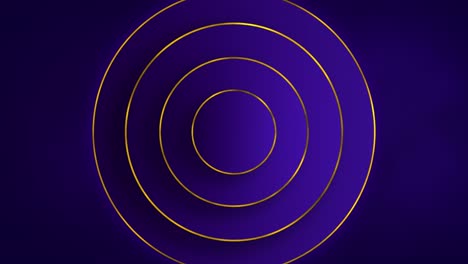 Luxury-animation-of-nested-blue-gradient-circles-rotating-and-changing-the-size