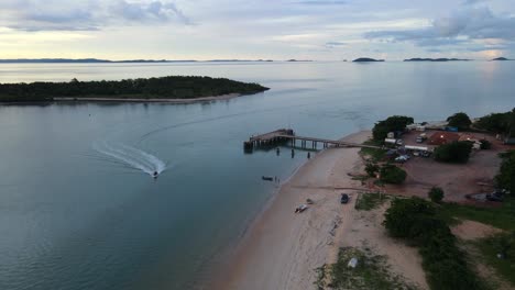 Overhead-aerial-moving-clip-of-remote-waters-in-northern-Australia