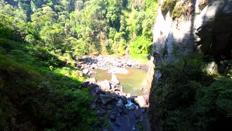 beautiful-aerial-view-with-drone-on-waterfall-Texolo-nearly-the-magic-town-of-Xico,-Veracruz,-Mexico