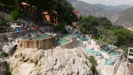 Thermal-swimming-pools-of-Totalntongo,-Mexico