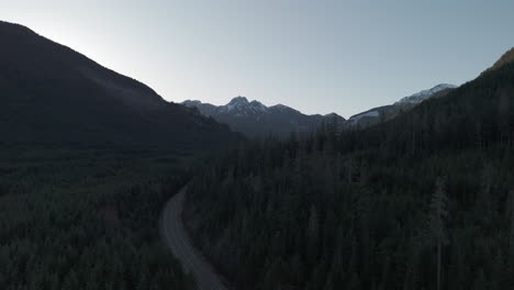 Nimpkish-Peaks:-Die-Majestätischen-Regenwaldberge-Von-Vancouver-Island