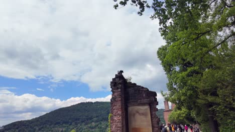 Burgruine-In-Der-Stadt-Heidelberg