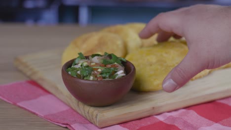 Sopaipillas-And-Pebre-Fiestas-Patrias-Chile-Kitchen-Taking