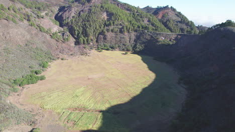 Caldera-de-Los-Marteles-from-the-air:-touring-the-famous-caldera-and-its-pine-forests-on-the-island-of-Gran-Canaria